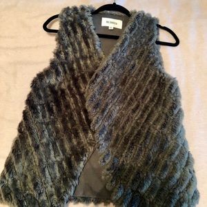 Fuzzy Soft Grey Vest